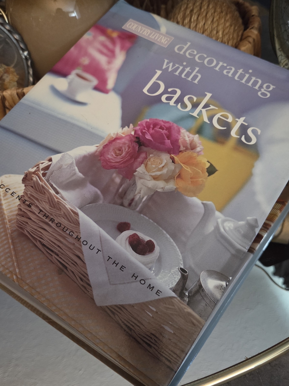 Country Living Decorating With Baskets Cottage Farmhouse Home Decor Book